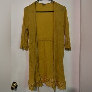 Cardigan with 3/4 quarter length sleeves. NWOT